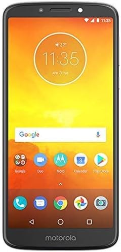 Moto E5 (5th Generation) 5.7" Max Vision Display, Monster 4000mAh Battery, Dual Sim GSM Unlocked International Model, No Warranty XT1944-4 (Gray)