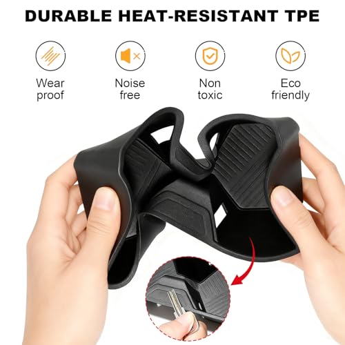 Portavasos compatible con Toyota 4Runner 2025-2026 TPE negro miniatura 6