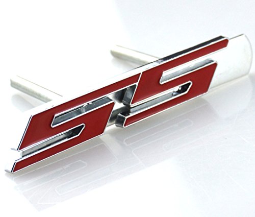 Image of Aimoll 1pcs Grille SS Emblem Badge 3D Replacement for Camaro Chevrolet Gm Series Front (Chrome Red)