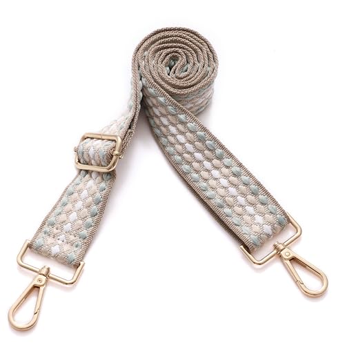Image of Canvas Crossbody Strap for Handbags - Wide Adjustable Shoulder Strap Replacement