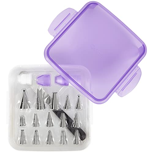 Wilton Decorating Essentials Frosting Piping Kit with Storage Box Cake & Cupcake Decorating Set 33 Piece Set
