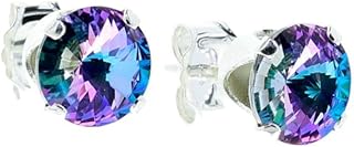 pewterhooter 925 Sterling Silver Stud Earrings for Women