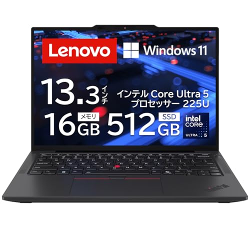 �y�����z Lenovo ThinkPad X13 Gen 6 �m�[�g�p�\�R�� 13.3�C���`/�C���e��R Core? Ultra 5 �v���Z�b�T�[ 225U/������ 16GB/SSD 512GB/Windows 11 Pro/web�J�������� �C���e��R 