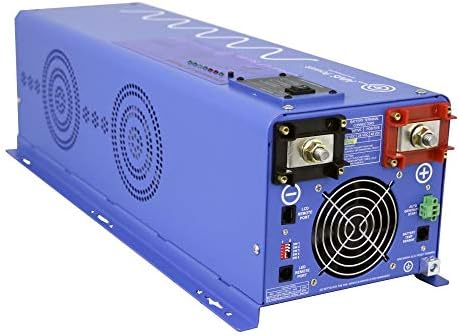 AIMS PICOGLF40W12V240VS 4000 W / 12000 W Peak Pure Sine Inverter Charger 12VDC 240VAC Input to 120/240 VAC Backup Power