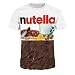 Produktbild BEAUTYL Pullover Hoddie   Chinese New Year    3D gedruckte T-Shirt Paar Kurzarm, Schokolade T, S