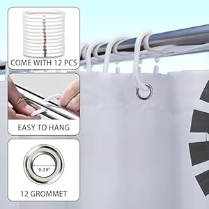 Windmill Highland Cow Funny Bull Shower Curtain Farmhouse Rustic Animal Shower Curtain Set Cattle Western Country Bath Curtain Modern Brown Farm Bathroom Accessories Home Decor 72x72 12 Hooks Windmill Highland Cow Funny Bull Shower Curtain Farmhouse Rustic Animal Shower Curtain Set Cattle Western Country Bath Curtain Modern Brown Farm Bathroom Accessories Home Decor 72×72 12 Hooks