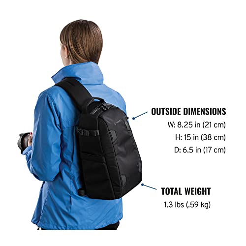 Tenba Solstice Sling Messenger Bag, mochila cruzada acolchada para objetivos 2