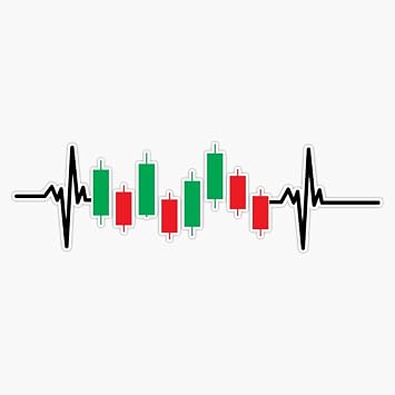 Y3S trading heartbeat | trader lifestyle | forex lifestyle | cryptocurrency | crypto trading Sticker Vinyl Bumper Sticker Decal Waterproof 5