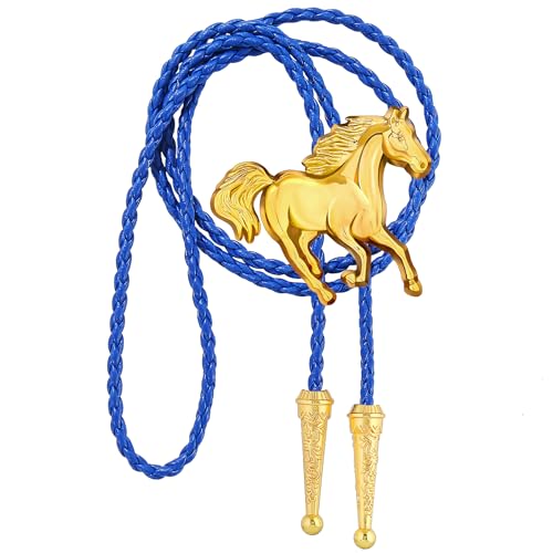 Image of Jeilwiy Bolo Tie for Men, Western Bolero Tie Cowboy Ties Native American Cowgirl Bolo Tie Accessories for Men Women