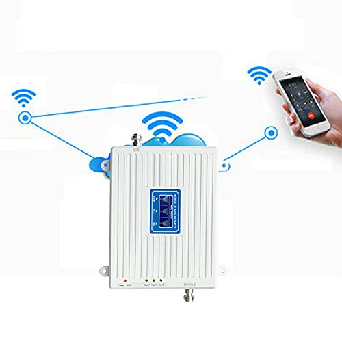 Repeater Cell Phone Signal Booster LTE Signal 900/1800/2100 Booster phone Amplifier Kit GSM DCS Tri Band for Home/Office Up to150 sq