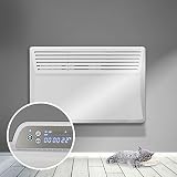 RDN 500W-2000W Electric Panel Heater 24 Hour 7 Day Digital Timer With Thermostat...