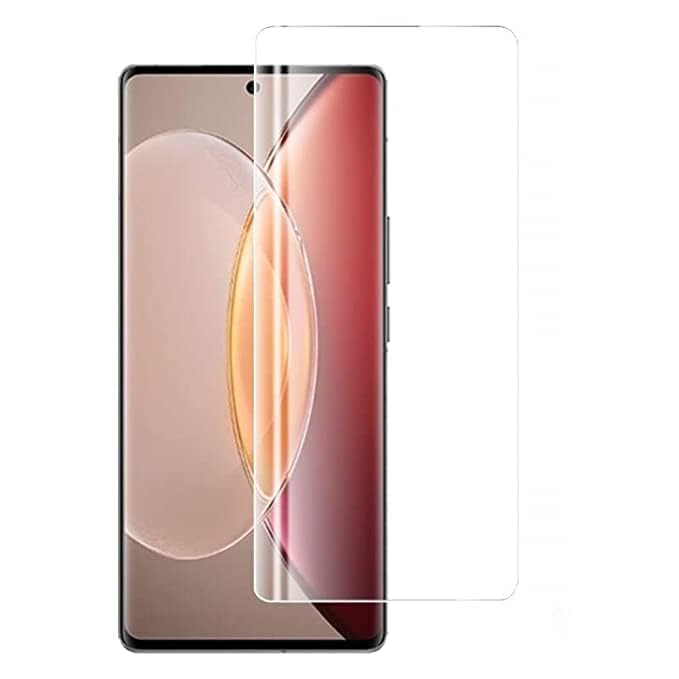 Image of BLACKSHEEP Military-Grade Full Glue Tempered Glass Screen Protector for Oppo Reno 15 5G Edge-To-Edge Protector Full Screen Coverage With Easy Installation Kit, Black (Pack of 1) (Lava Agni 2 5G)