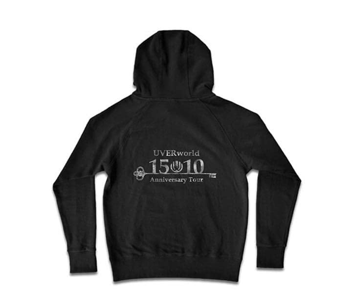UVERworld 15&amp;10 パーカーM Amazon.co.jp: UVERworld パーカー 15&10周年記念 グッズ