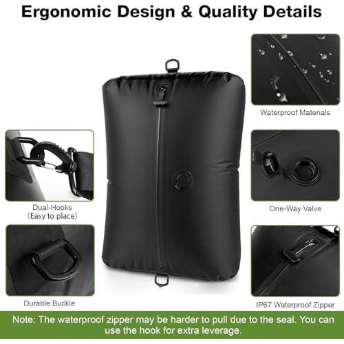 Bolsas de compresión al vacío impermeables y de gran capacidad para ropa 7