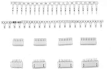 BGTXINGI 560Pcs 2.54mm 6 / 7 / 8 / 9 Pin housing and Female/male Pin Head Connector Plug Set Compatible with JST XH - Image 3