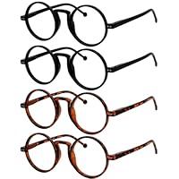 Occhiali Da Lettura Rotondi Uomo Donna Lettori Montatura Retrò - Foto 8