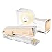 Set of Stapler and Tape: Desk Swag Acrylic Gold Stapler and Tape Dispenser Set Modern High End Luxury Desk Accessories Set Tape and Stapler