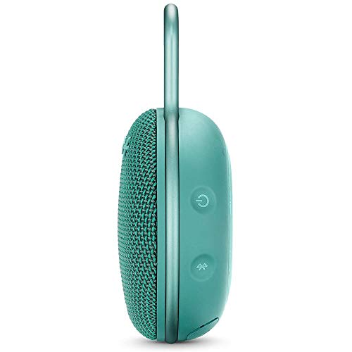 Image of JBL Clip 3, Wireless Portable Bluetooth Speaker with Mic, JBL Signature Sound, Integrated Carabiner, Vibrant Color Options with IPX7 Waterproof & AUX (Teal)