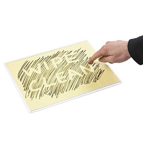 Trainers Warehouse Conjunto de 25 capas DocU 21 x 28 cm com velcro e suporte Omni-Stick | Protetor d