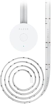Razer Aether Akıllı Işık Şeridi - Akıllı Evler için LED Şerit (Esnek Tasarım, Chroma RGB ile Desteklenir, Matter ile Uyumlu, Akıllı Ev Uygulamasını Destekler)