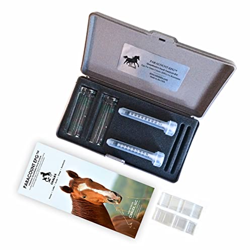 Paracount-EPG Kit by Chalex, Includes Two Original 2-Chamber Green-Grids, Vials, Syringes, Guide and Booklet, for Fecal Clear