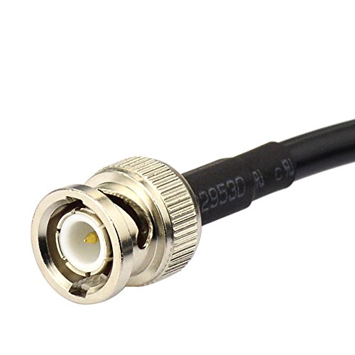 Eightwood Uhf Female So239 To Bnc Male Adapter Rg58 Antenna Jumper Cable 3 Feet For Handheld Cb Radio, Amateur Radio, Ham Radio, Radio Scanner #TOP5
