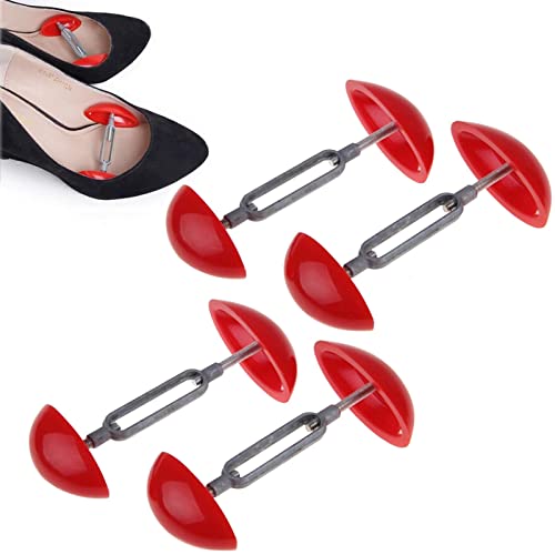 ÉCarteurs De Chaussure, RéGlable Embauchoirs, Tendeur De Chaussures, Civière de Chaussure Réglable, Mini Arbre de Chaussure Réglable, Rallonges de Chaussure Réglables en Largeur, 2 Paires