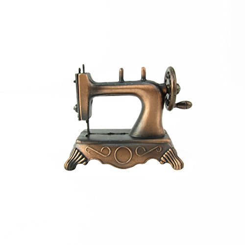 TreasureGurus, LLC 1:6 Scale Model Hand Sewing Machine Dollhouse Miniature Metal Pencil Sharpener
