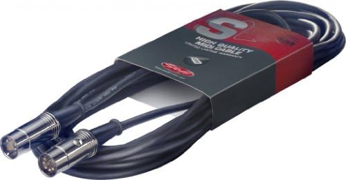 Stagg 3ft. MIDI Cable - Male DIN Plug / Male DIN Plug - Metal