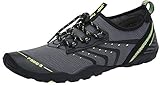 placa ala buceo  SAGUARO Escarpines Zapatos de Agua Calzado Playa Zapatillas Deportes Acuáticos para Buceo Snorkel Surf Natación Piscina Vela Mares Rocas Río para Hombre Mujer (043 Gris,45 EU)