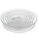 Set of 5 Microwave Plate Covers with Adjustable Steam Vents; Microwave Splatter Covers