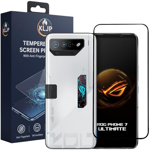 Image of Military-Grade Gorilla Tempered Glass For Asus ROG 7 With Installation Kit | Edge to Edge Coverage | Black