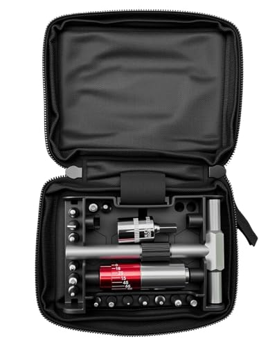 MQLPXI Maintenance Kit with T-Handle Wrench Torque Drivers Battery Cap Tool, Portable Multi-Functional Hardcase Maintenance Tool Set