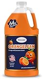 Multi Purpose Cleaner Pet Odor eliminator 64oz - Concentrate MAKES 32 GALLON - MADE IN USA- pH Neutral - Strong Floor Cleaner Odor eliminator - Stain Remover Cleaner & Deodorant (64 Fl Oz, Orangelean)