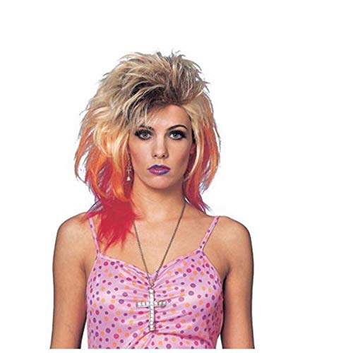 Costume Culture Women's 80's Glam Wig, Multi, One Size by Costume Culture - Used condition - US$28.48