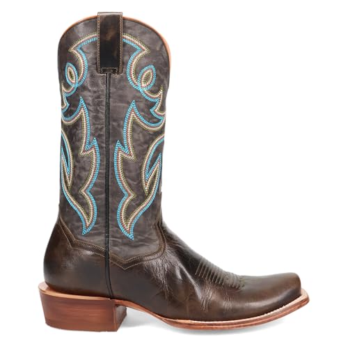 Dan Post Freeman Embroidered Square Toe Western Boot