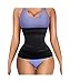 Talia trener dla kobiet utrata wagi talii talii trymer talia shaper gorset plus rozmiar brzucha WRA (Color : Black, Size : One Size)