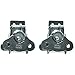 TCH Hardware 2 Pack Steel Spring Loaded Butterfly Twist Latch and Keeper - Toggle Clamp Case Box Chest Closure