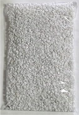 寒水砂利 1.2分 450g(直径3〜5mm) 化粧砂利 まっ白 小粒 観葉植物 園芸用 枯山水 盆栽 水槽 苔リウム 純白 庭