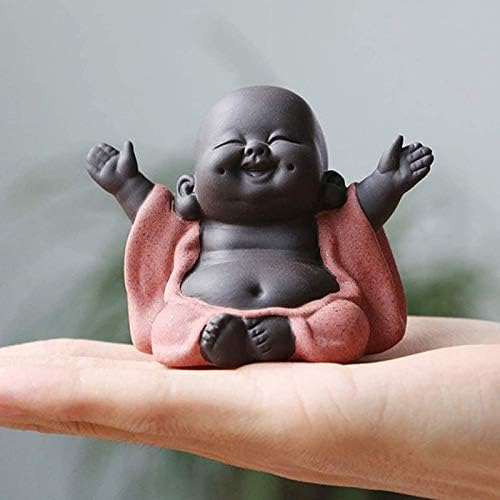 彫像装飾、家庭用装飾品、陶器弥勒 像茶彫刻手彫り置物工芸 彫像装飾、家庭用装飾品、陶器弥勒 像茶彫刻手彫り置物工芸