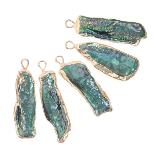 Breloques en perles baroques d'eau douce vert paon de qualité supérieure pour bijoux artisanaux