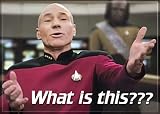 Ata-Boy Star Trek The Next Generation 'What is This?' 2.5' x 3.5' Magnet for Refrigerators and Lockers