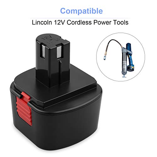 Energup 2Pack 3500Mah Nicd Lincoln Replacement Battery For Lincoln 12V Battery Lin-1244 Lin-1242 Lin-1201 Lincoln Grease Guns 12V Battery #TOP3
