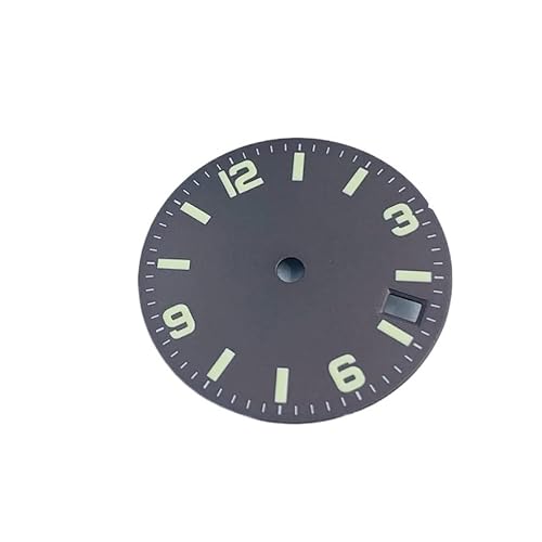 1個 28.5mm グリーン 夜光時計文字盤 NH35 NH35A 自動巻きムーブメント対応(Blue)