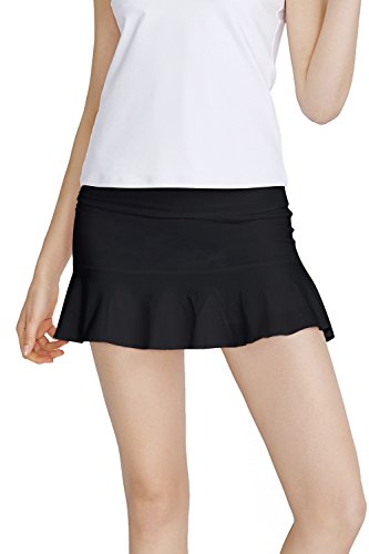 Meja Women's Active Athletic Skort Lightweight Skirt with Shorts for Running Tennis Golf