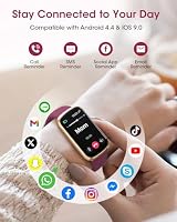 Sanorum Health Fitness Tracker for Women Men: Fitness Smart Watch for Woman with 24H Heart Rate Monitor Blood Oxygen Sleep Tracker Calorie Step 5ATM Waterproof Activity Trackers for iPhone Android — image 7