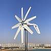 10000W Vertical Axis Wind Turbines Generator Kit,110V/220V for Home Hybrids Streetlight Use (with Controller)