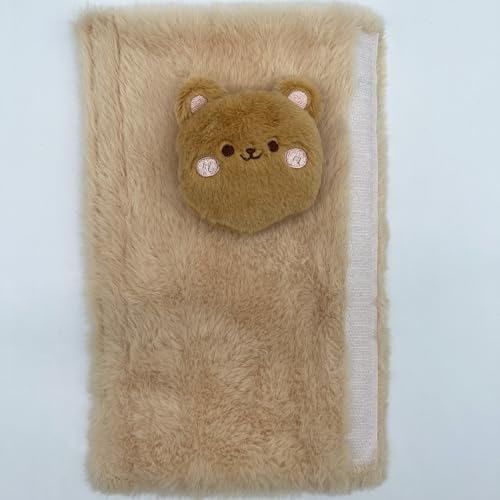 Image of Baby Car Seat Neck Cover, Baby Strap Pad, Car Seat Strap Cover, Car Seat Belt Cover Boy Girl, Baby Neck Pad, Car Strap Pad Fleece, Belt Pad Plush Doll, Seat Belt Pads (Bear Doll in Brown Fleece)