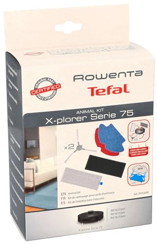 Kit Chiffons et Filtre HEPA Rowenta ZR762000 – Pour Aspirateur Robot X-Plorer 75 RR76 - vue 4