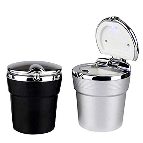 Posacenere Auto Antivento 2 Pezzi - Nero Per Spiaggia Giardino - Foto 10